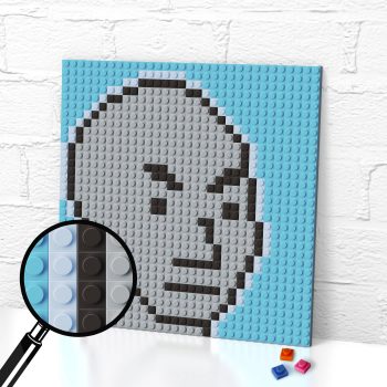 Just Simply cut out the Carnivores Meme lego pixel art render