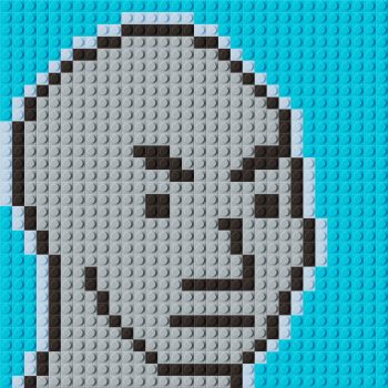 Just Simply cut out the Carnivores Meme lego pixel art